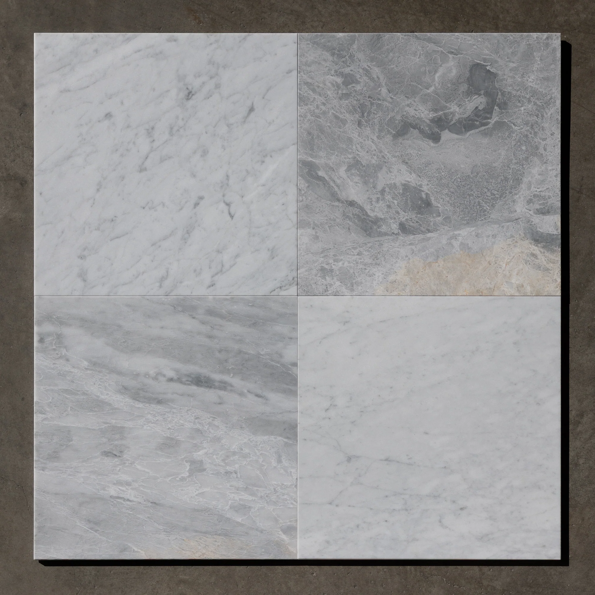 Bardiglio Oro & Venatino Carrara 18"x18"