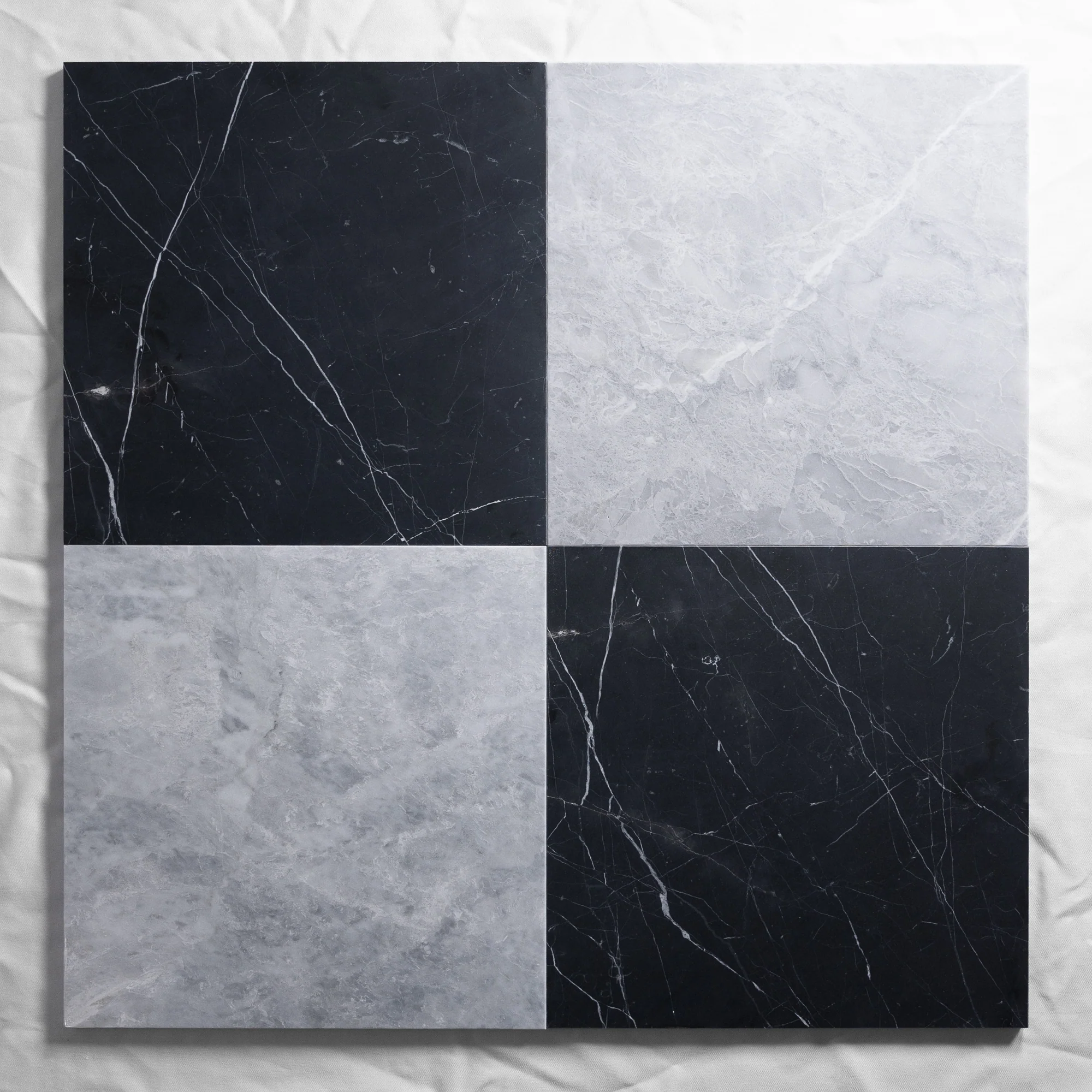 Nero & Bardiglio Lite 12"x12"