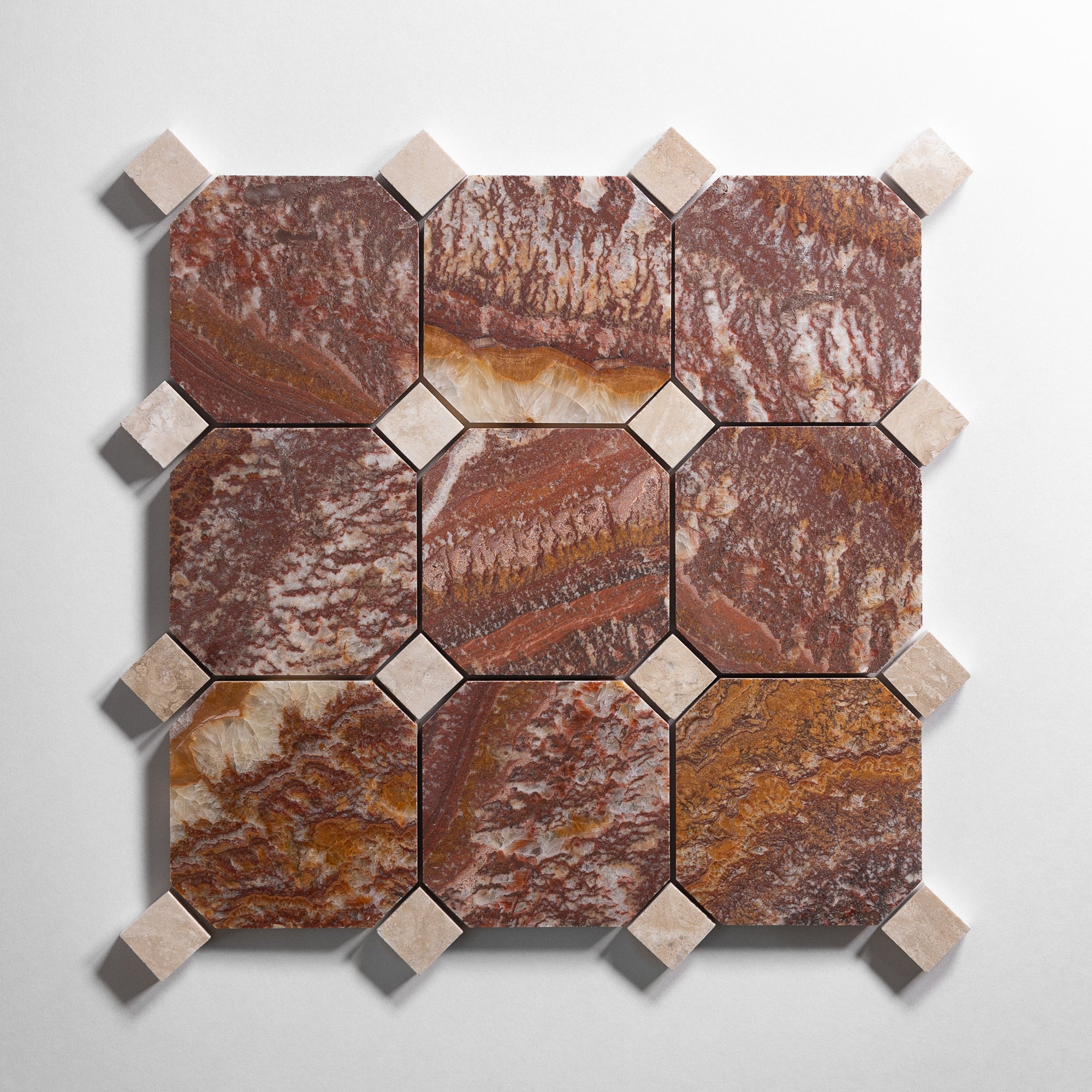 Red Onyx 4" Octagon - Image 5