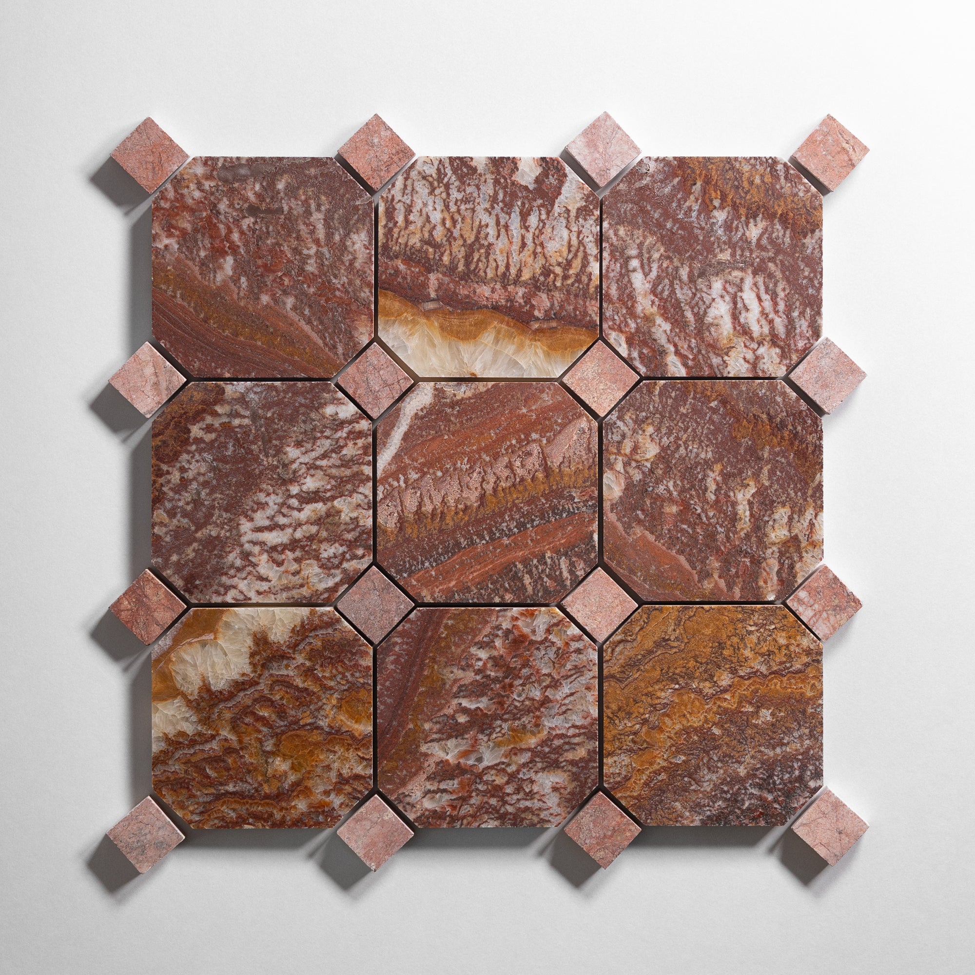Red Onyx 4" Octagon - Image 7